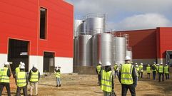 Visita a las obras de construcci�n de la planta, en foto de archivo