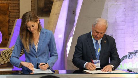 La vicepresidenta Tercera del Gobierno y el presidente de la Diputación de Lugo firman el acuerdo para un Centro de Innovación Territorial en la provincia