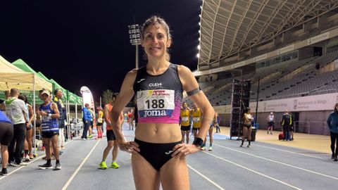 Esther Rodríguez, del ADAS Cupa, en el Campeonato de España de 50 kilómetros en ruta.