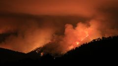Incendio en O Courel el pasado julio