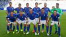 Real Oviedo Rayo Vallecano Carlos Tartiere.Alineacion del Real Oviedo frente al Rayo Vallecano en el Carlos Tartiere