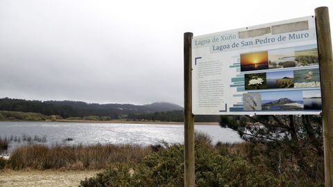 La laguna de San Pedro de Muro, en Porto do Son, es una de las zonas sensibles.