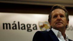 Schuster, en su presentaci�n con el M�laga
