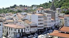 Todo el casco hist�rico de Pontedeume est� afectado por el corte de agua
