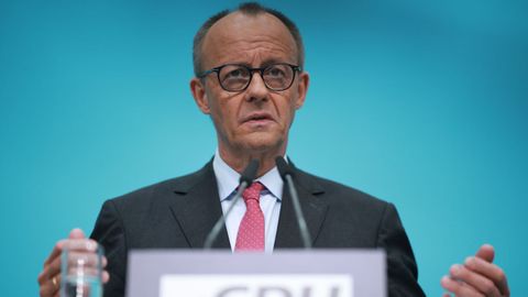 El canciller alem�n�Friedrich Merz.