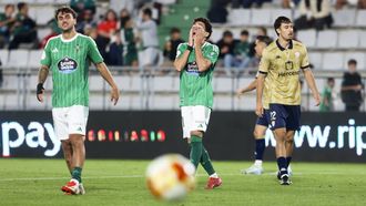 Lamentos durante el partido disputado en la primera vuelta frente al Guadalajara. 