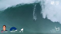 Kai Lenny surfea la ola ms grande de la temporada en Nazar