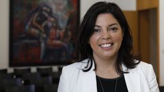Patricia Dom�nguez, alcaldesa de Trives.