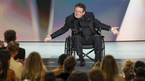 Michael Jo. Fox, en la gala