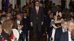 El presidente del Gobierno, Pedro Snchez, a su llegada al foro Spain Investors Day, este jueves en Madrid