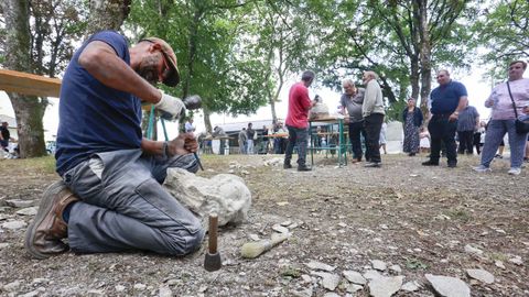 Un canteiro, trabajando en el certamen del 2023