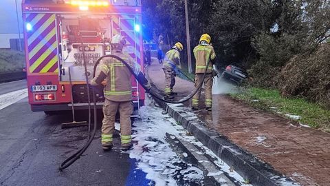 Salida de v�a en A G�ndara