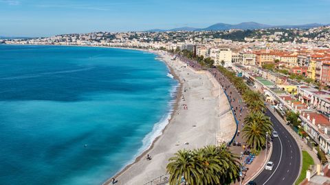 El Promenade des Anglais, en Niza