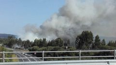 Trasladado en helic�ptero un herido tras estallarle una motosierra en Sanxenxo