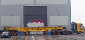 La imagen muestra uno de los transformadores actuales que tiene Alcoa, y que ya hab�a sido reparado hace unos a�os. 