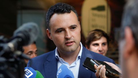 El consejero de Hacienda, Justicia y Asuntos Europeos del Principado de Asturias, Guillermo Pelez