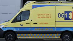 La mujer herida fue atendida por personal sanitario
