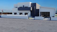 Maqueta del hotel Solarena, que se construye en Benquerencia, Barreiros