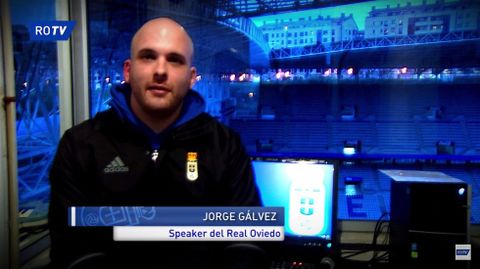 JORGE G�LVEZ, SPEAKER DEL REAL OVIEDO