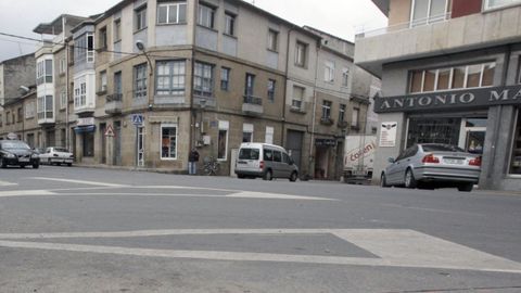 Calle Rosala de Castro de Vern en imagen de archivo.