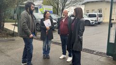 Los representantes del BNG se desplazaron hasta las instalaciones de Servia.