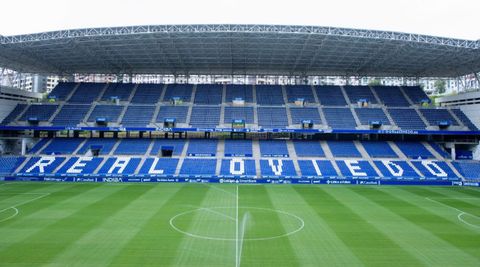 Anillo azul, tribuna Lngara y tribuna Era del Carlos Tartiere