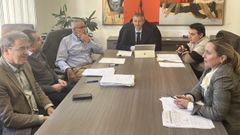 Reuni�n sobre el cambio de gesti�n del consorcio provincial de incendios.