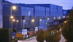 Una vista del estado en que se encuentra la construcci�n del nuevo auditorio. 