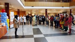 Acto en el Hospital Cl�nico�en el�D�a Internacional del C�ncer Infantil