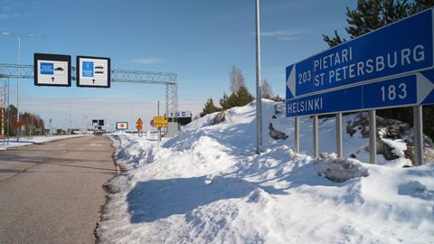 Frontera entre Finlandia y Rusia