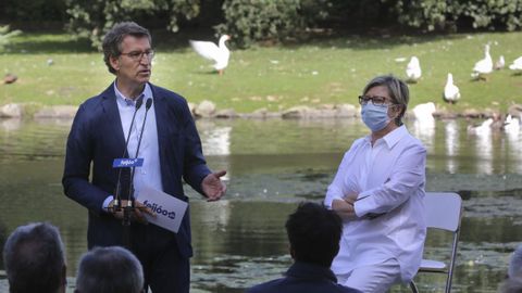 Foto de archivo de N��ez Feijoo, a quien apelan los bateeiros y los percebeiros por el conflicto de la mejilla que intenta resolver la conselleira do Mar Rosa