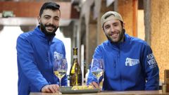 Diego Dom�nguez, jefe de cocina junto con Juan Lago, jefe de sala de A Ostrer�a