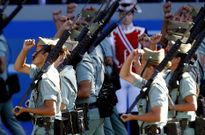 Desfile militar de las Fuerzas Armadas en el D�a de la Fiesta Nacional, en Madrid.
