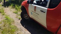 Veh�culo del Grupo de Emerxencias Supramunicipal de la comarca.