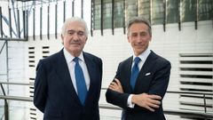 Imagen de archivo de� Jos� Bogas, consejero delegado de Endesa (izq.) y Marco Palermo, director general Econ�mico-Financiero (dcha.)
