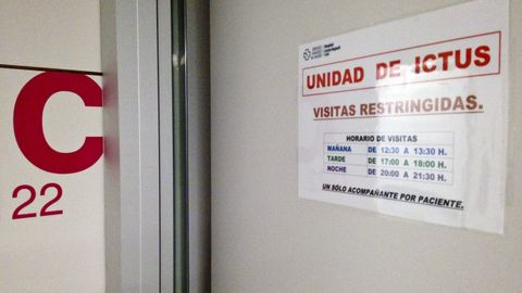 En el ala de Neurolog�a del HULA se habla de la unidad de ictus, aunque realmente no funciona como tal, seg�n denuncia la federaci�n vecinal