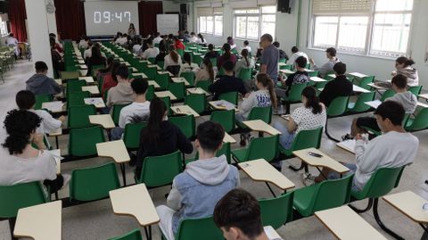 Una de las pruebas de selectividad en Cee