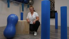 Yoana Gonz�lez, fisioterapeuta y coordinadora de las unidades de fisioterapia de la Universidade de Vigo