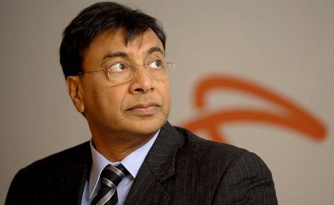 El magnate del acero Lakshmi Mittal.