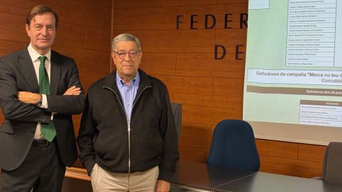 Sorteo, ayer, en la sede de la Federaci�n Galega de Comercio 