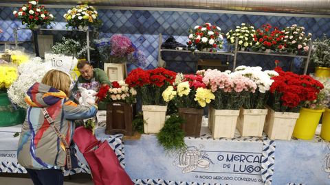 La Praza de Abastos de Lugo acoge el Mercado das Flores