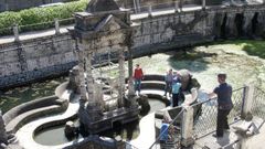 Actuaciones en el estanque del Retiro, en el 2018, cuando se produjo un desprendimiento