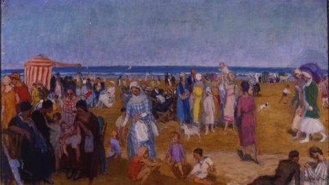 �En la playa�, Nicanor Pi�ole, c. 1920