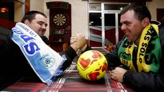Miguel, del Zas, y V�ctor, del Ba��as.