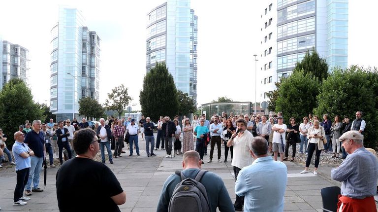 Concentraci�n vecinal en Santa Marta por la seguridad y la salud de la ciudad