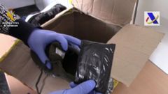 Interceptado un paquete con 140 gramos de coca�na procedente de Colombia