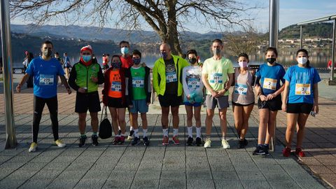 Carreras de San Silvestre en Ourense.La prueba de Castrelo de Mio es la decana de las que se celebran en la provincia en esa fecha