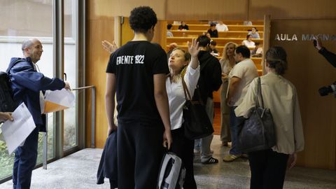 Primera jornada de los ex�menes de selectividad en A Coru�a