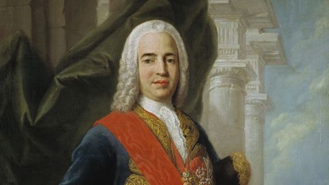 El marqu�s de la Ensenada, en un �leo de Jacopo Amigioni del Museo del Prado.