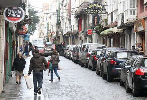 La calle Mar�a, reabierta esta semana, era una de las v�as que prev� peatonalizar el Pepri.
